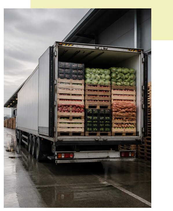 Перевозка плодоовощной продукции в Зеленокумск по цене от 5091 р. | Агросервис-Злм